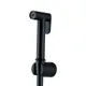 Ducha Teléfono Acquabela Riccione Acero Inoxidable Negro Manguera Acero 1.2mts